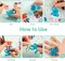 182 Pcs Fancy Alphabet Resin Mold Kit Silicone Letter Keychain Molds with Drill Key Rings and Screw Pins